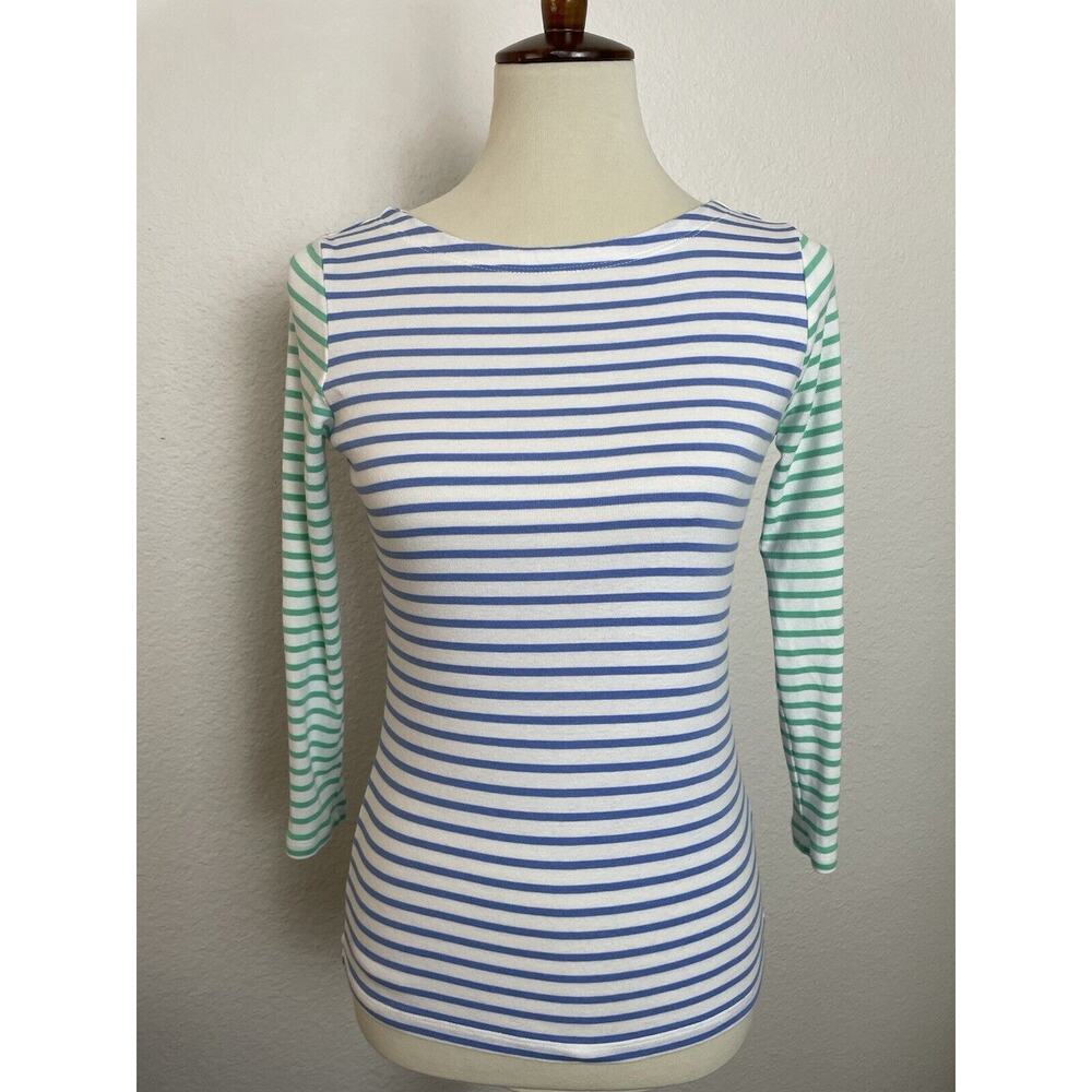 Vineyard Vines Top Pullover Striped Colorblock Stretch Knit